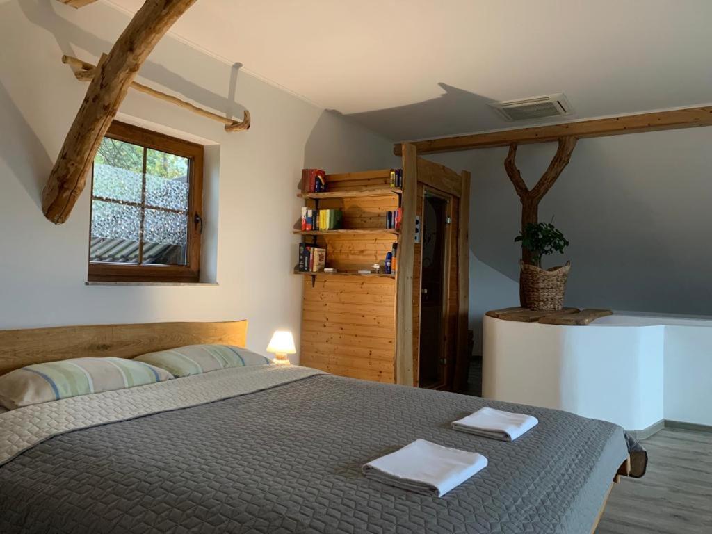 Zerko Holiday Home - Vineyard Chalet With Sauna And Jacuzzi Free Mirna 외부 사진