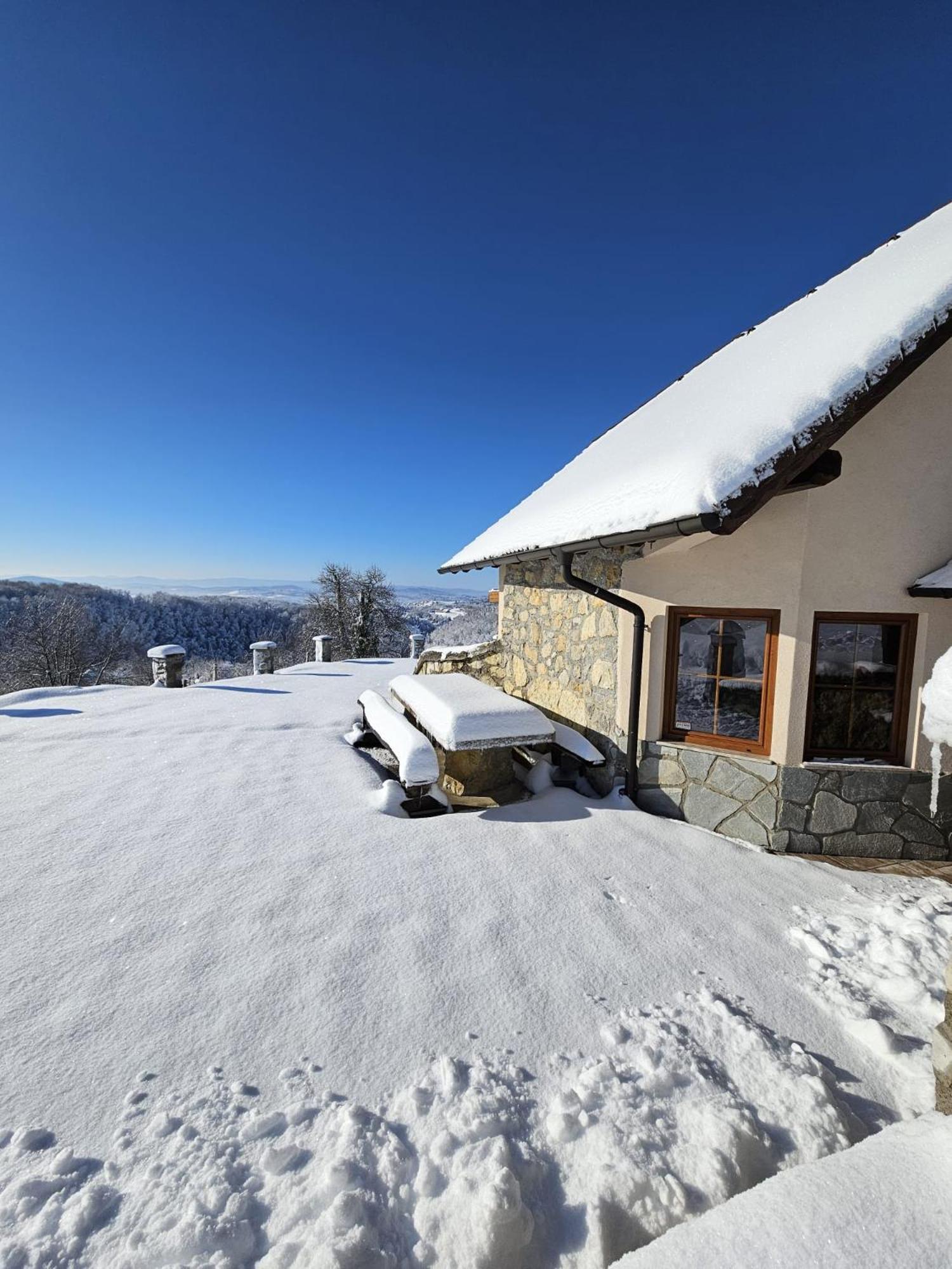 Zerko Holiday Home - Vineyard Chalet With Sauna And Jacuzzi Free Mirna 외부 사진