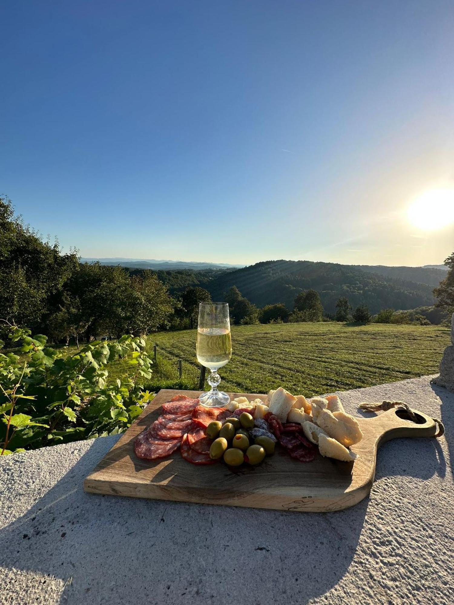 Zerko Holiday Home - Vineyard Chalet With Sauna And Jacuzzi Free Mirna 외부 사진
