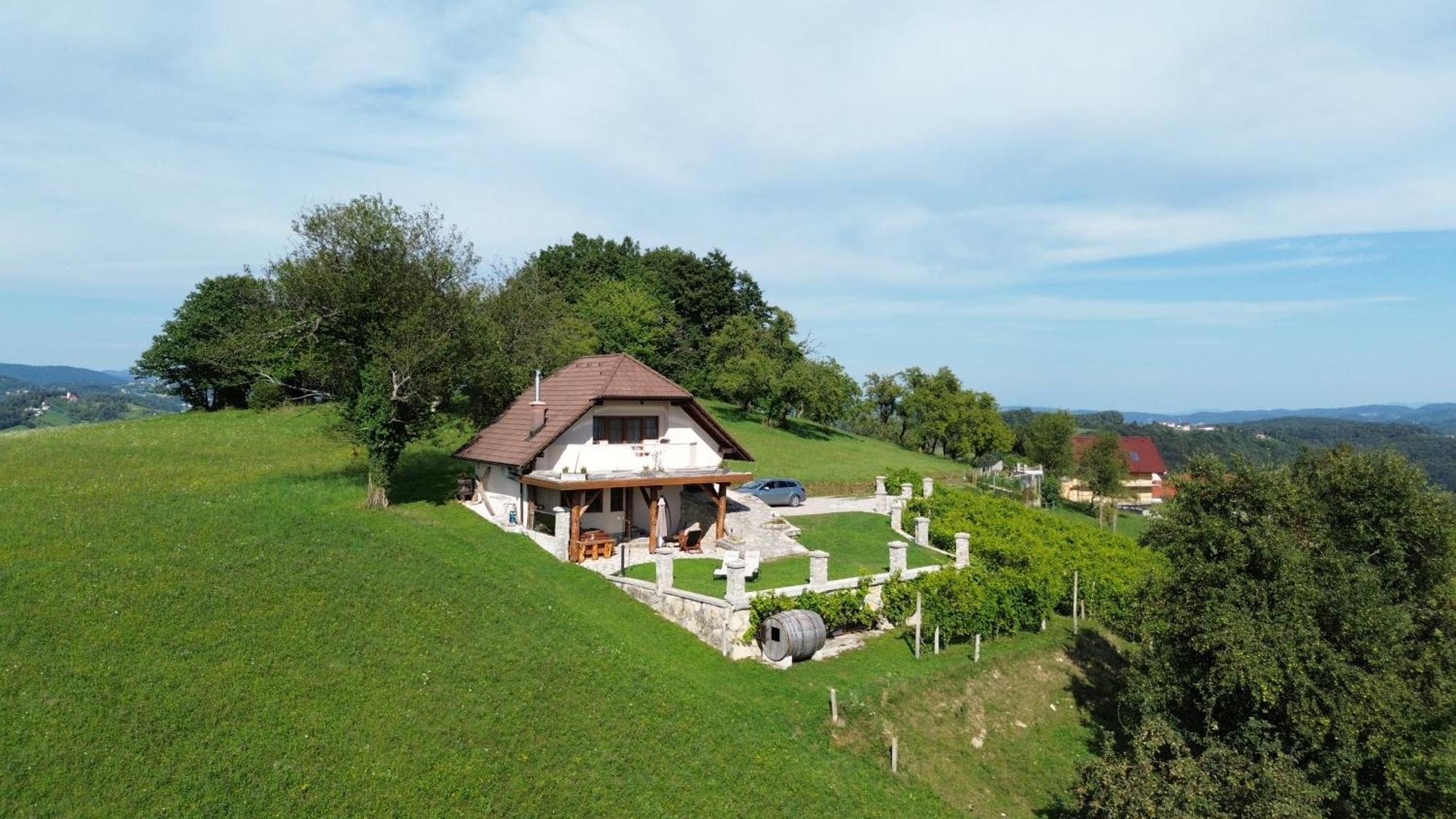 Zerko Holiday Home - Vineyard Chalet With Sauna And Jacuzzi Free Mirna 외부 사진